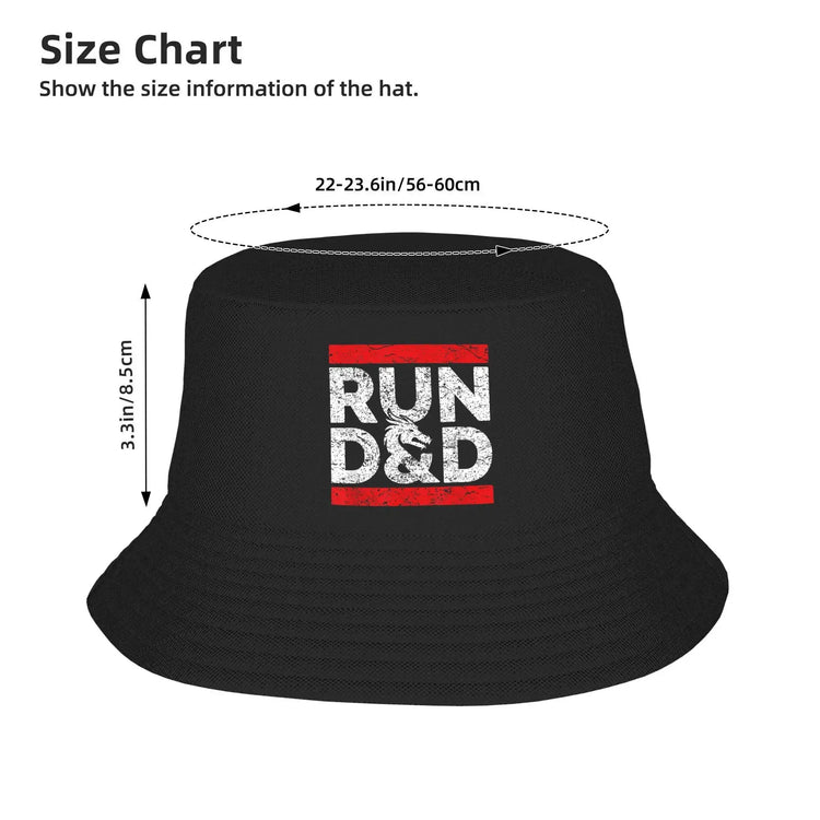 Dungeon Master Dice Dragon Bucket Hat – Unisex Street Style Sun Cap for RPG Fans & Outdoor Adventures Gamers Guild