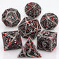 7-Piece Hollow Dragon Metal Dice Set – Intricately Carved Polyhedral Dice for Dungeons & Dragons, Pathfinder & RPG Tabletop Games Gamers Guild