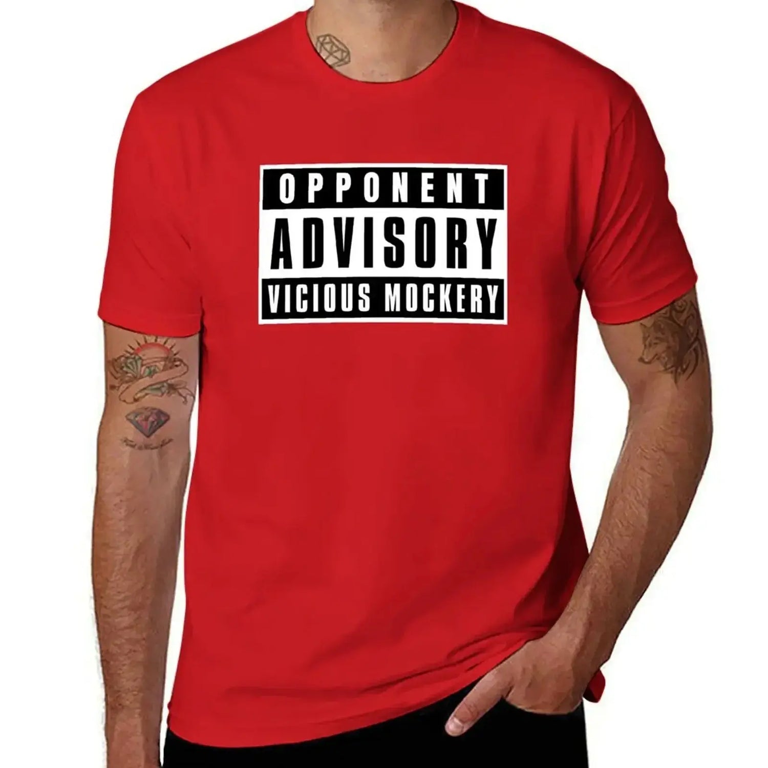 Opponent Advisory: Vicious Mockery T-Shirt – Funny DND Bard Spell Tee | Plus Size RPG Top for Men Gamers Guild