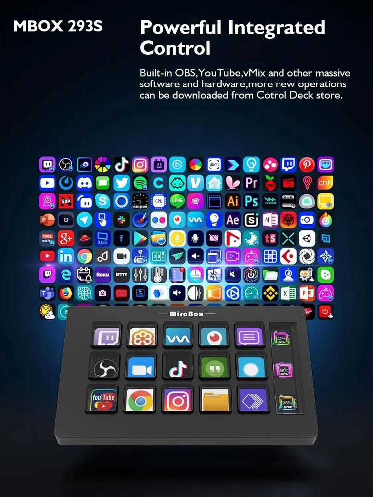 Stream Deck Mini – 15-Key LCD Controller for Custom Macros, Soundboards & RPG Immersion  Compatible with Win/Mac Gamers Guild