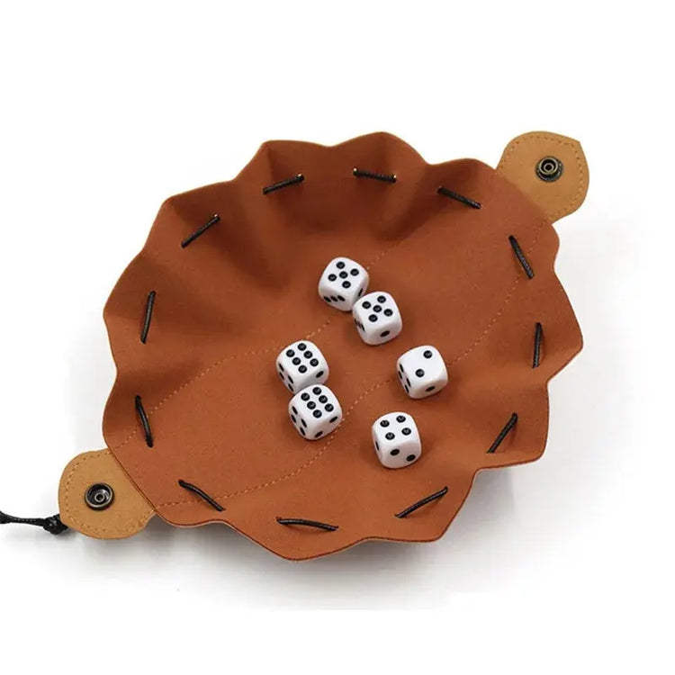 PU Leather Bag For DND Dice Game Tray 5 Celtic Designs Cute Drawstring Pouch For D&D Roleplaying RPG Gift Ideas Coin Purse Gamers Guild