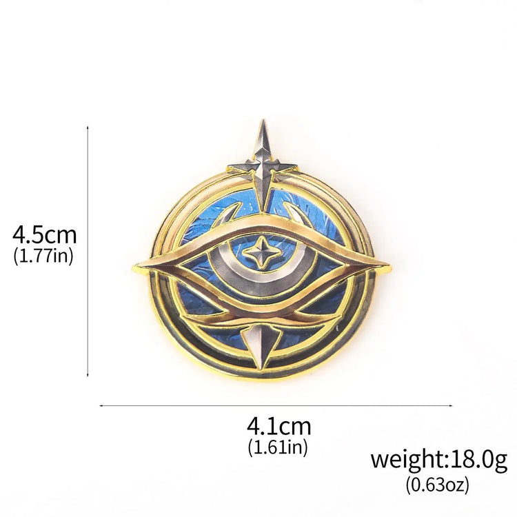 Baldur’s Gate 3 Cosplay Badge Pins – Unisex Metal Brooches for Barbarian, Fighter, Warlock & RPG Fans Gamers Guild