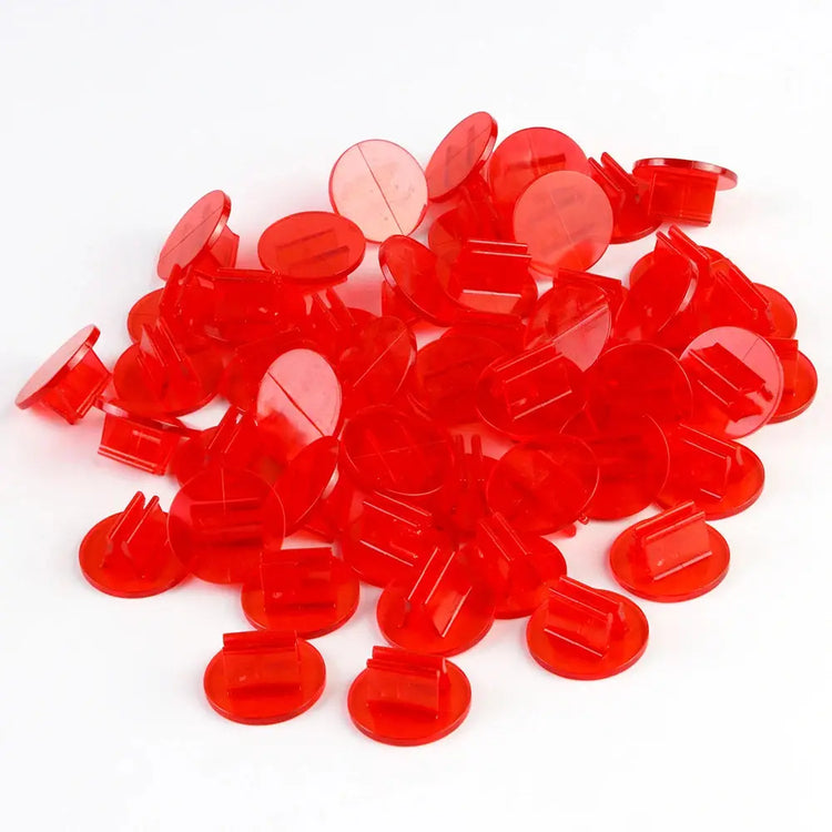 Translucent Plastic Card Stands – 50 PCS Multi-Color Holders for Board Games, RPGs & Display Props Gamers Guild