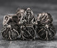 7-Piece Hollow Dragon Metal Dice Set – Intricately Carved Polyhedral Dice for D&D, Pathfinder & RPG Tabletop Games Gamers Guild