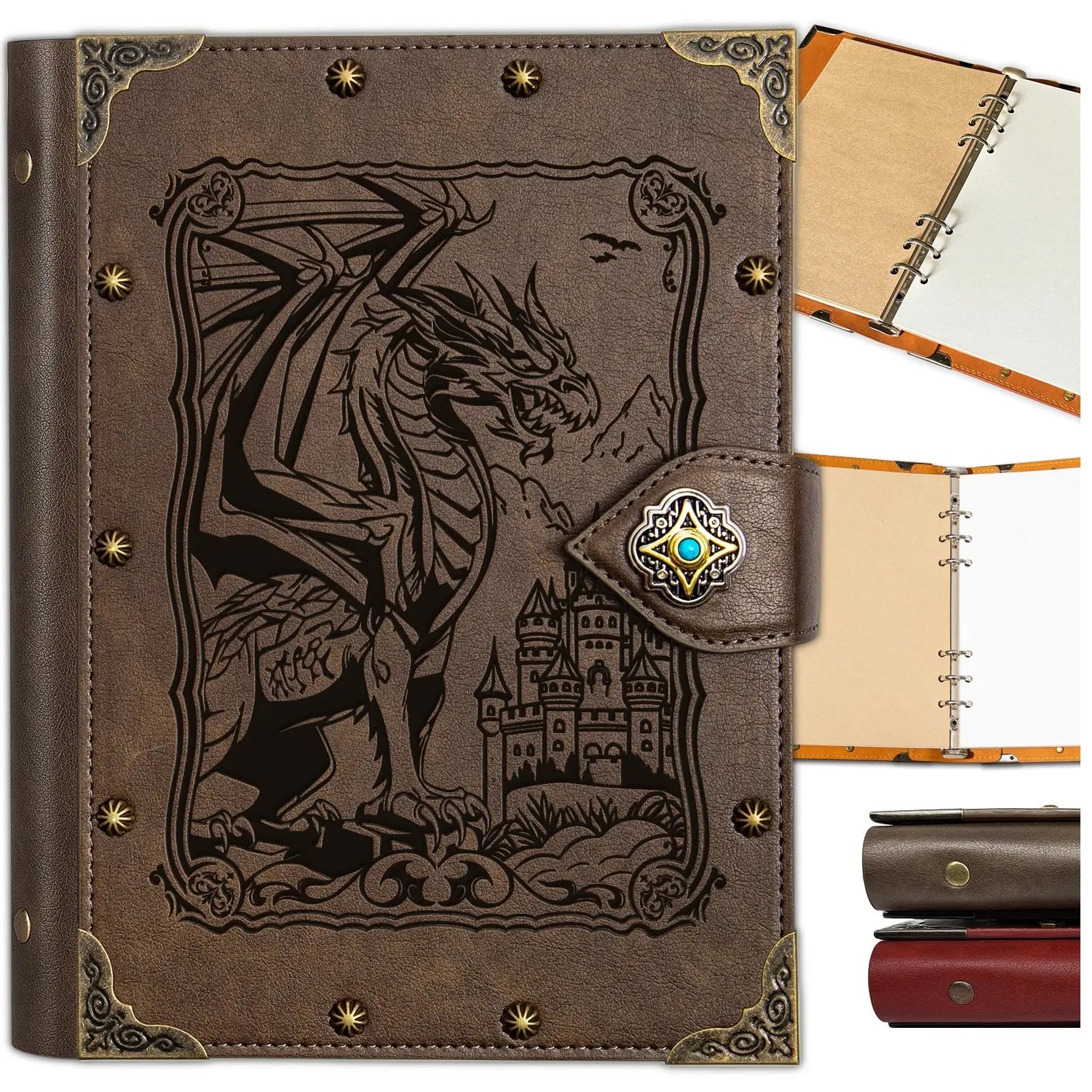 Tree of Life RPG Notebook – A5 Leather Journal for DND, Fantasy Writing & Dungeon Master Notes Gamers Guild
