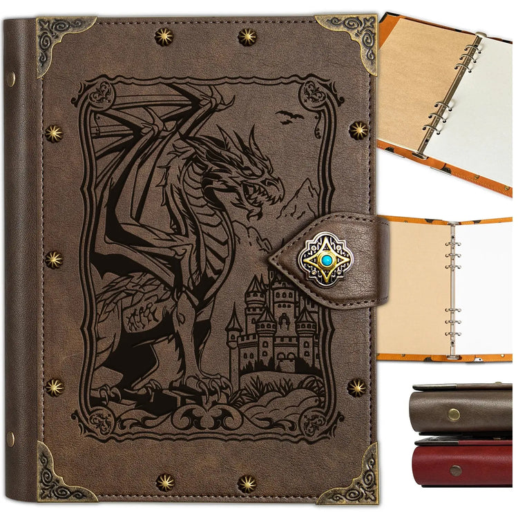 Tree of Life RPG Notebook – A5 Leather Journal for DND, Fantasy Writing & Dungeon Master Notes Gamers Guild