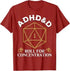 ADHD&D Roll for Concentration T-Shirt – Funny RPG Graphic Tee | Vintage Gamer Shirt for Men & Women Gamers Guild