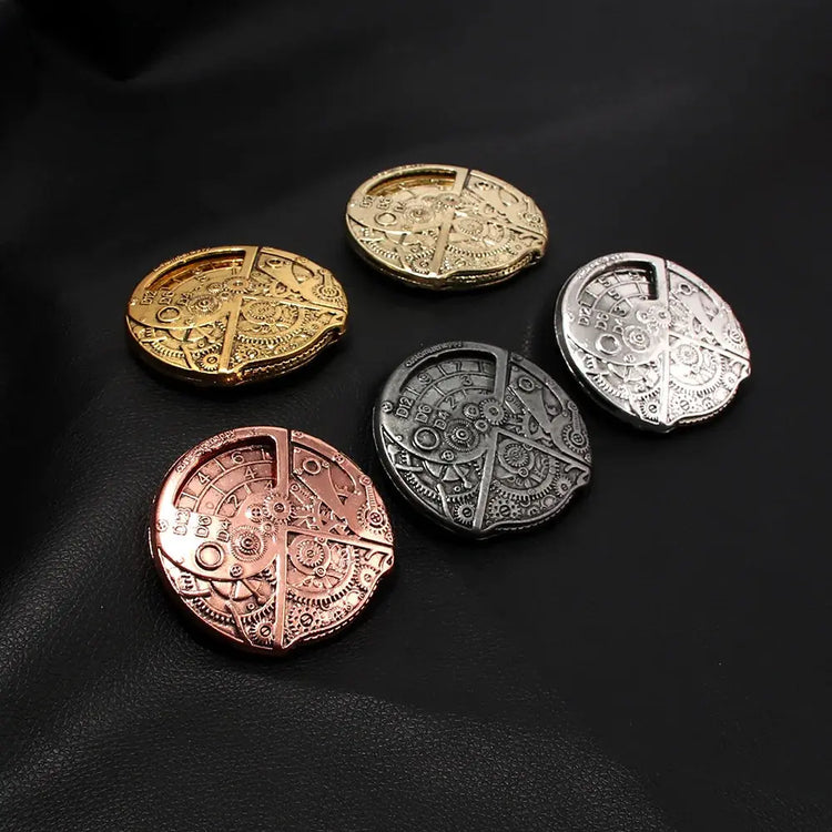 Dungeons & Dragons Commemorative Coin – Rotatable Digital Compass Gear of Destiny Metal Token for Jewelry & RPG Accessories Gamers Guild