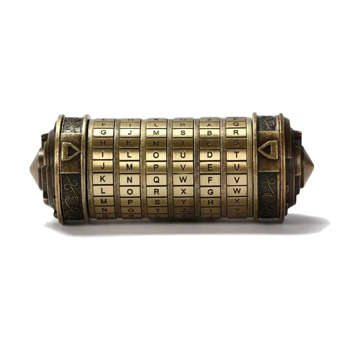 Bronze Da Vinci Cryptex Lock – Metal Puzzle Box with Hidden Compartment & Custom Code  Romantic Gift & RPG Prop Gamers Guild