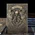 Death Angel Relief Notebook – 100 Sheets Leather Diary with 3D Embossed Cover, 8.5x5.7" Journal for Gift & Office Use Gamers Guild