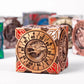 Dragon-Themed Metal Gyro D6 Dice – Rotatable Six-Sided RPG Dice with Box for D&D & Tabletop Games Gamers Guild