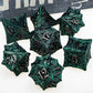 Tree Root Metal Dice Set – Red Polyhedral Dice for D&D, Pathfinder & RPGs Gamers Guild