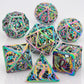 7-Piece Hollow Dragon Metal Dice Set – Intricately Carved Polyhedral Dice for Dungeons & Dragons, Pathfinder & RPG Tabletop Games Gamers Guild