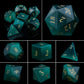 Purple Crystal Stone & Gem Dice Set – Sharp Edge Polyhedral Dice for D&D, Pathfinder & RPGs Gamers Guild