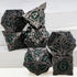 Tree Root Metal Dice Set – Red Polyhedral Dice for D&D, Pathfinder & RPGs Gamers Guild