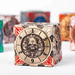 Dragon-Themed Metal Gyro D6 Dice – Rotatable Six-Sided RPG Dice with Box for D&D & Tabletop Games Gamers Guild
