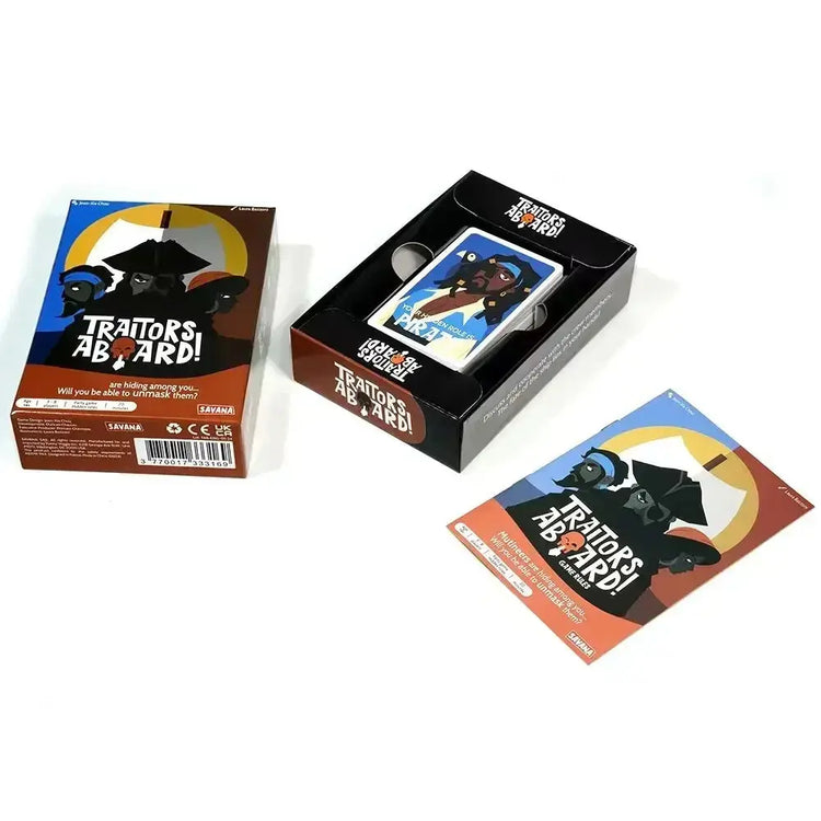 Traitors Aboard – Secret Identity Party Game | Strategy, Bluffing & Betrayal | Award-Winning Family Card Game Gamers Guild