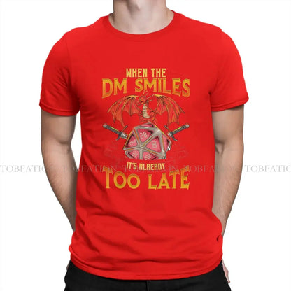 When the DM Smiles T-Shirt – Funny DnD Cotton Tee | Casual Unisex Gamer Shirt for Adults Gamers Guild