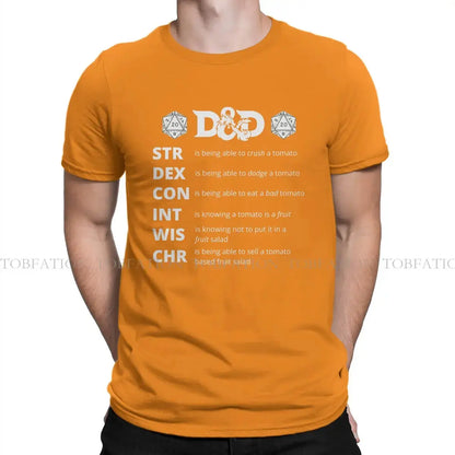 Hip Hop DnD T-Shirt – Fluffy Printed Cotton Tee | Creative Gamer Gift for Men Gamers Guild