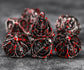 7-Piece Hollow Dragon Metal Dice Set – Intricately Carved Polyhedral Dice for D&D, Pathfinder & RPG Tabletop Games Gamers Guild
