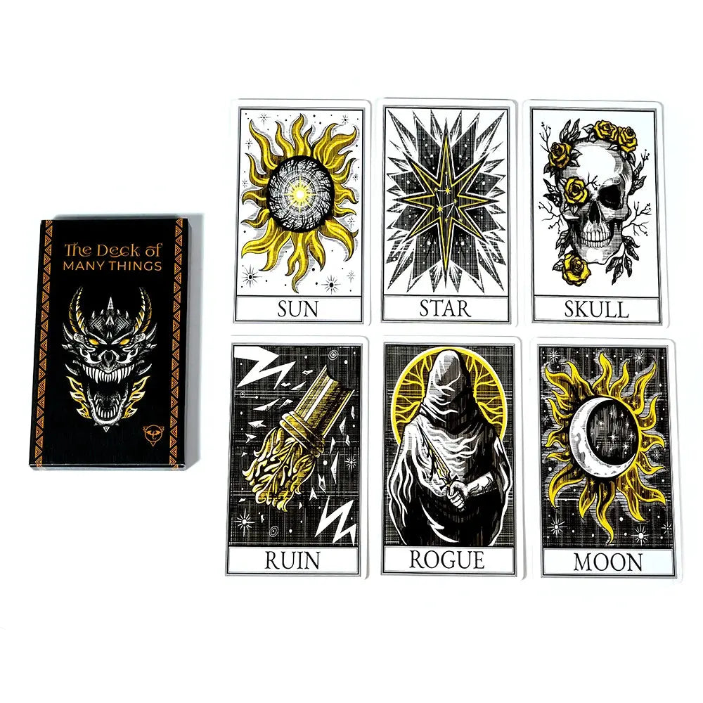 The Deck of Many Things Tarot Card Set – 5E-Compatible Dungeons & Dragons Accessory for Dungeon Masters & Fantasy RPG Fans Gamers Guild