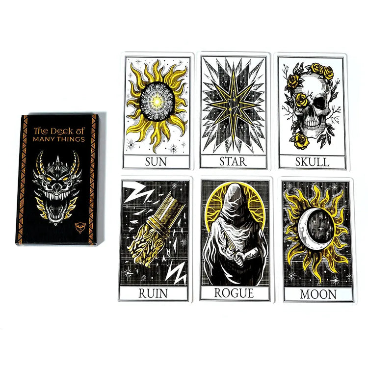 The Deck of Many Things Tarot Card Set – 5E-Compatible Dungeons & Dragons Accessory for Dungeon Masters & Fantasy RPG Fans Gamers Guild