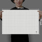 DND Silicone Battle Mat – 23"x35" Double-Sided Grid Board with Square & Hex Layout  Foldable, Rollable, and Marker-Friendly Gamers Guild