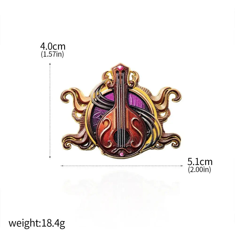 Baldur’s Gate 3 Cosplay Badge Pins – Unisex Metal Brooches for Barbarian, Fighter, Warlock & RPG Fans Gamers Guild