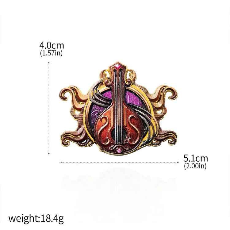 Baldur’s Gate 3 Cosplay Badge Pins – Unisex Metal Brooches for Barbarian, Fighter, Warlock & RPG Fans Gamers Guild