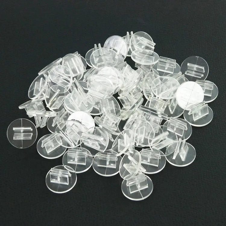 Translucent Plastic Card Stands – 50 PCS Multi-Color Holders for Board Games, RPGs & Display Props Gamers Guild