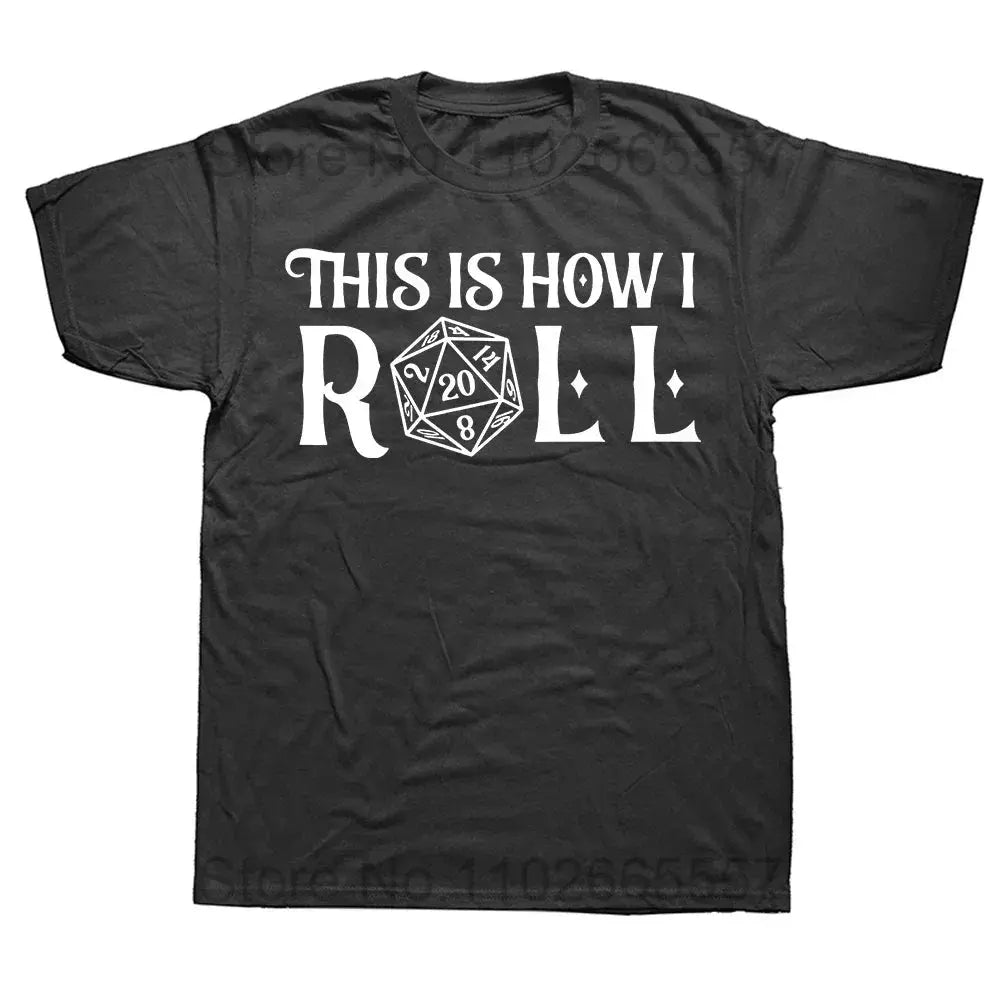 “I Have a Plan” D20 Graphic Tee – Casual Cotton Streetwear for D&D Fans Gamers Guild