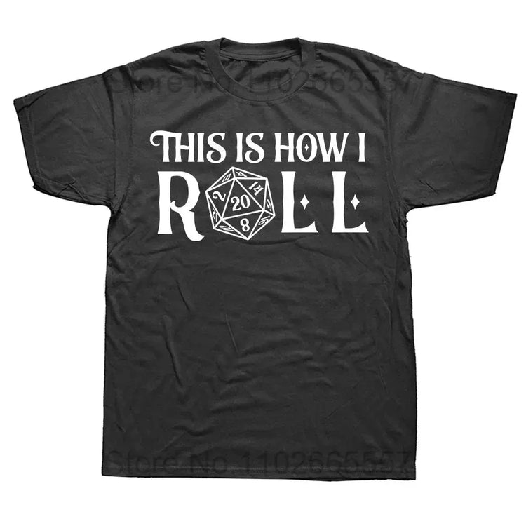 “I Have a Plan” D20 Graphic Tee – Casual Cotton Streetwear for D&D Fans Gamers Guild