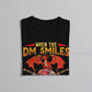 When the DM Smiles T-Shirt – Funny DnD Cotton Tee | Casual Unisex Gamer Shirt for Adults Gamers Guild