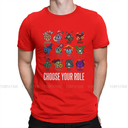 TOBFATION DnD Character Class Tee – Loose Fit Cotton Shirt for Casual Wear & RPG Fans Gamers Guild