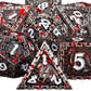 DND Metal Polyhedral Dice Set – Heavy RPG Dice for Dungeons & Dragons, Pathfinder & Tabletop Games Gamers Guild