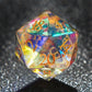 Colorful Gemstone Pirate Dice Set – 7pc Resin Polyhedral Dice with Golden Script for DND, RPG & Tabletop Campaigns Gamers Guild