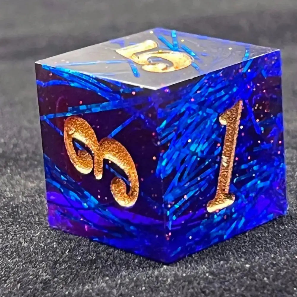 Green Resin Sharp Edge Dice Set – Handmade Polyhedral Dice for D&D, Pathfinder & RPGs Gamers Guild