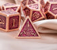 Music DND Metal Dice Set – Polyhedral Dice for Dungeons & Dragons, Pathfinder & RPGs Gamers Guild