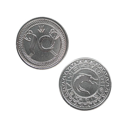 DND Metal Coin – 1-Piece Fantasy Gaming Token  Pirate Treasure Prop for Board Games & RPGs Gamers Guild