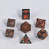 7-Piece Handmade Dragon Motif Polyhedral Dice Set – Fantasy RPG Dice for D&D, Pathfinder & TRPG Adventures Gamers Guild
