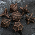 ARUOHHA Black & Red Skull Metal Dice Set – Polyhedral Dice for D&D, Pathfinder & RPGs Gamers Guild