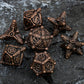 ARUOHHA Black & Red Skull Metal Dice Set – Polyhedral Dice for D&D, Pathfinder & RPGs Gamers Guild