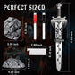 Acrylic Sword Initiative Tracker – Laser-Cut Sword in Magic Circle Base with 12 Erasable Flags for D&D & RPGs Gamers Guild