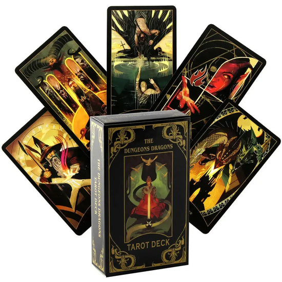 Dungeons & Dragons Tarot Deck – Fantasy Divination Card Set for Family Gatherings, Board Games & Roleplaying Adventures Gamers Guild