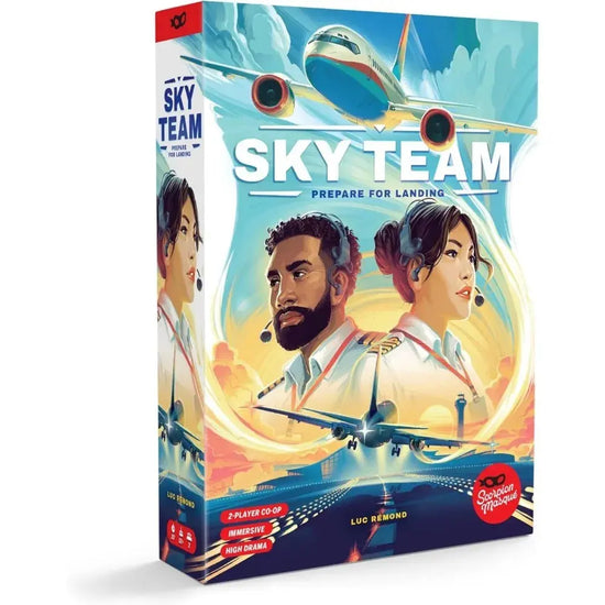 Sky Team by Scorpion Masqué – Cooperative Dice Game for 2 Players | Strategic Flight Simulation | Ages 14+ | 20-Minute Missions Gamers Guild