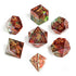 1–7 Piece Brown Field Green Pirate Ship Metal Dice Set – Sharp Edge Polyhedral Dice for Dungeons & Dragons, Pathfinder & RPG Tabletop Games Gamers Guild