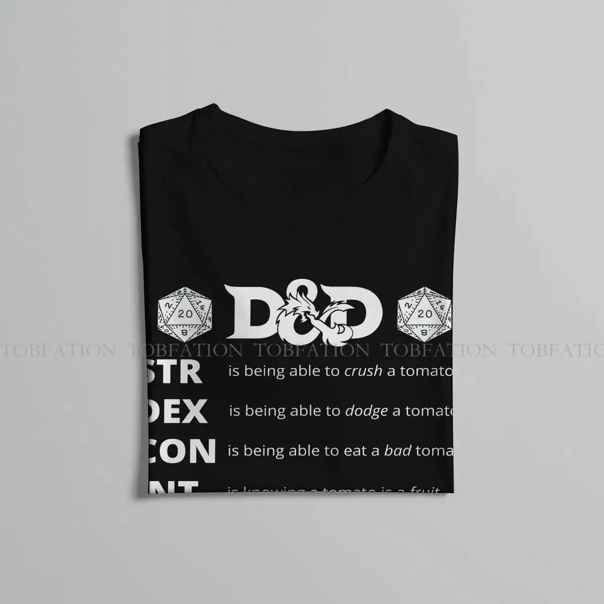 Hip Hop DnD T-Shirt – Fluffy Printed Cotton Tee | Creative Gamer Gift for Men Gamers Guild