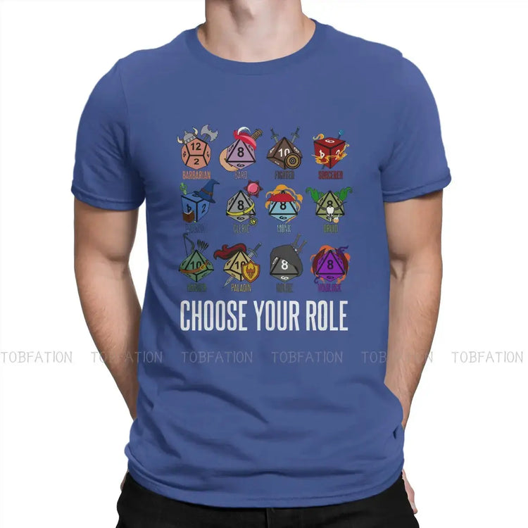TOBFATION DnD Character Class Tee – Loose Fit Cotton Shirt for Casual Wear & RPG Fans Gamers Guild