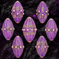 ARUOHHA Copper Purple Dragon Egg Dice Set – Metal Polyhedral Dice with Rotating Shell for D&D, Pathfinder & RPGs Gamers Guild