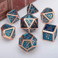 ARUOHHA Black & Red Skull Metal Dice Set – Polyhedral Dice for D&D, Pathfinder & RPGs Gamers Guild